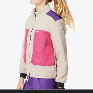 Figs MultiColored Sherpa Jacket
